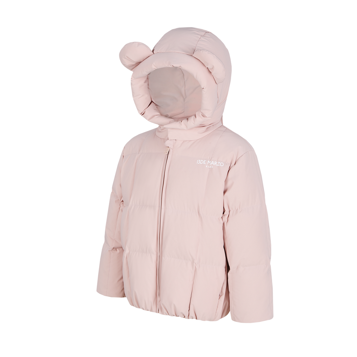 13DE MARZO BabyBear Ear Short Down Jacket Pink
