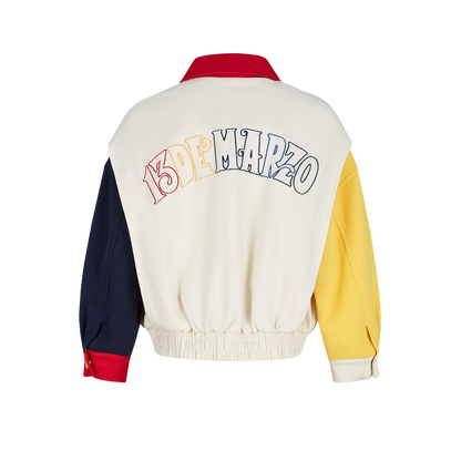 13DE MARZO BabyBear Placket Color Block Jacket
