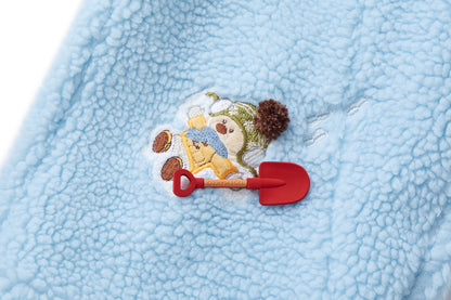 13DE MARZO Snow BabyBear Patch Sweatpants Blue