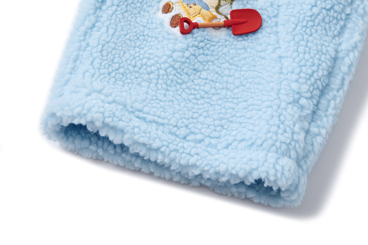 13DE MARZO Snow BabyBear Patch Sweatpants Blue