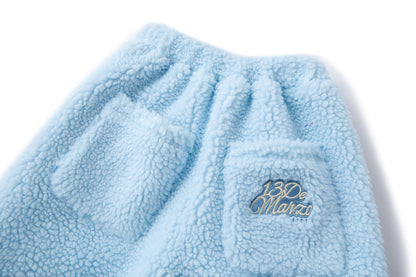 13DE MARZO Snow BabyBear Patch Sweatpants Blue