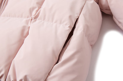 13DE MARZO BabyBear Ear Short Down Jacket Pink