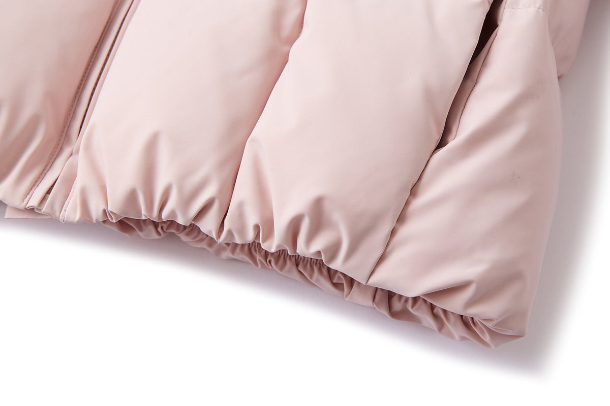 13DE MARZO BabyBear Ear Short Down Jacket Pink
