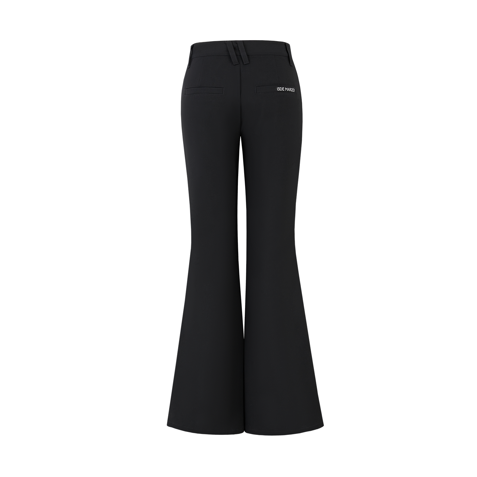 13DE MARZO Pleated Flared Trousers - 13DE MARZO