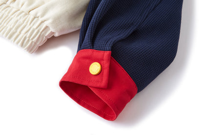 13DE MARZO BabyBear Placket Color Block Jacket