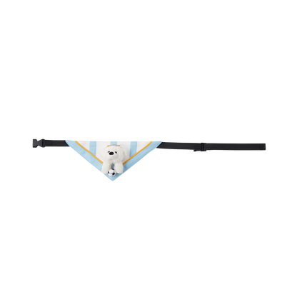 13DE MARZO Soccer Bear Pet Bib Blue