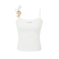 13DE MARZO Tulip Flower Strap Camisole