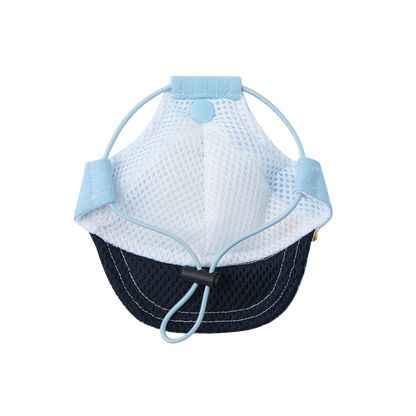 13DE MARZO Soccer Bear Pet Hat Blue