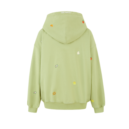 13DE MARZO Nutrition Breakfast Bear Hoodie Green - 13DE MARZO