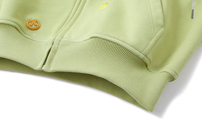 13DE MARZO Nutrition Breakfast Bear Hoodie Green - 13DE MARZO