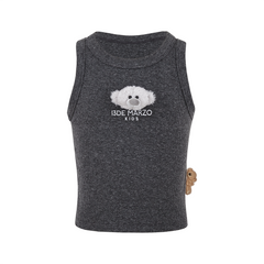 13DE MARZO BabyBear Base Vest Dark Grey