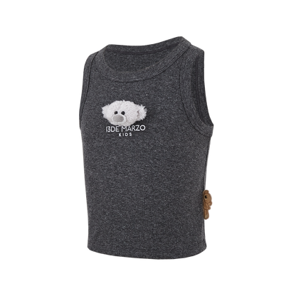 13DE MARZO BabyBear Base Vest Dark Grey - 13DE MARZO