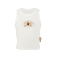 13DE MARZO BabyBear Base Vest White
