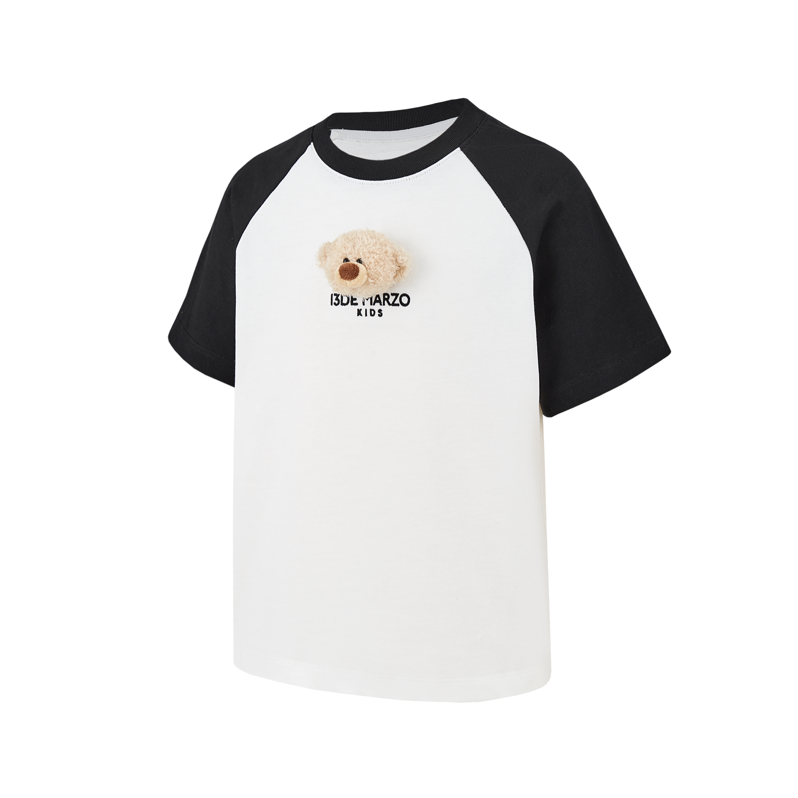 13DE MARZO BabyBear Raglan T-shirt Black - 13DE MARZO