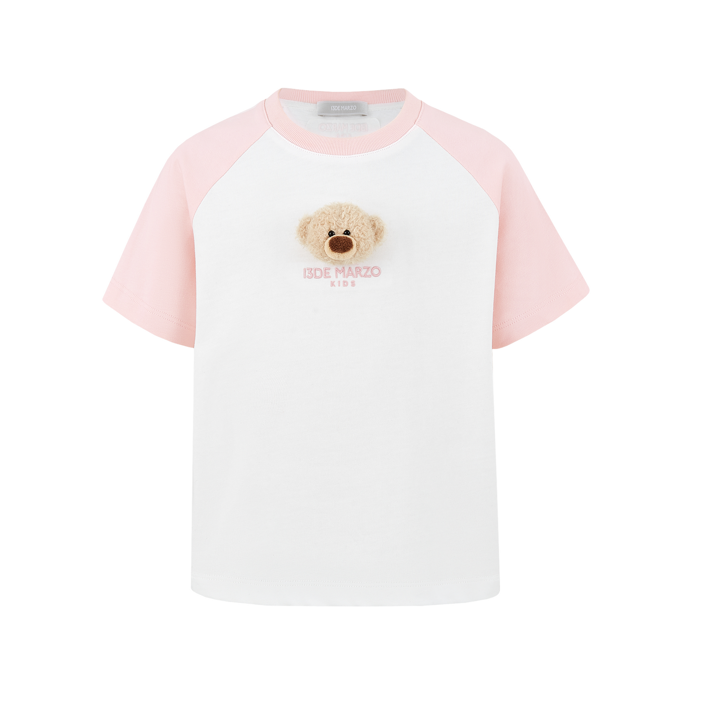 13DE MARZO BabyBear Raglan T-shirt Pink - 13DE MARZO