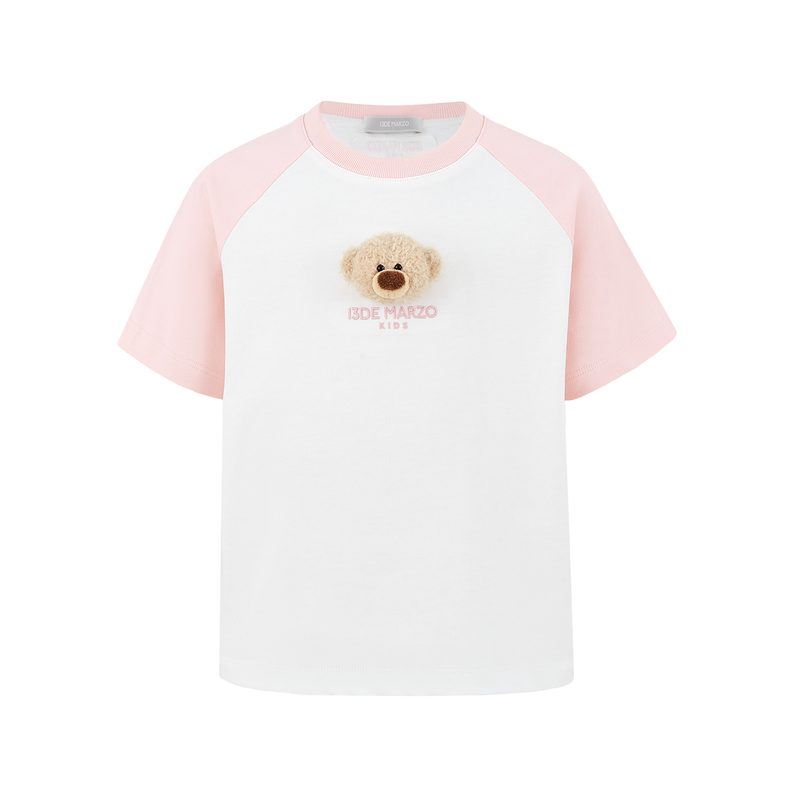 13DE MARZO BabyBear Raglan T-shirt Pink - 13DE MARZO
