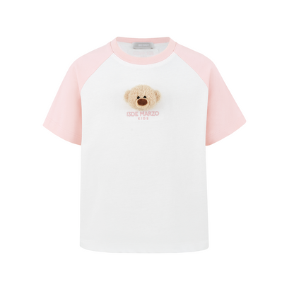 13DE MARZO BabyBear Raglan T-shirt Pink - 13DE MARZO
