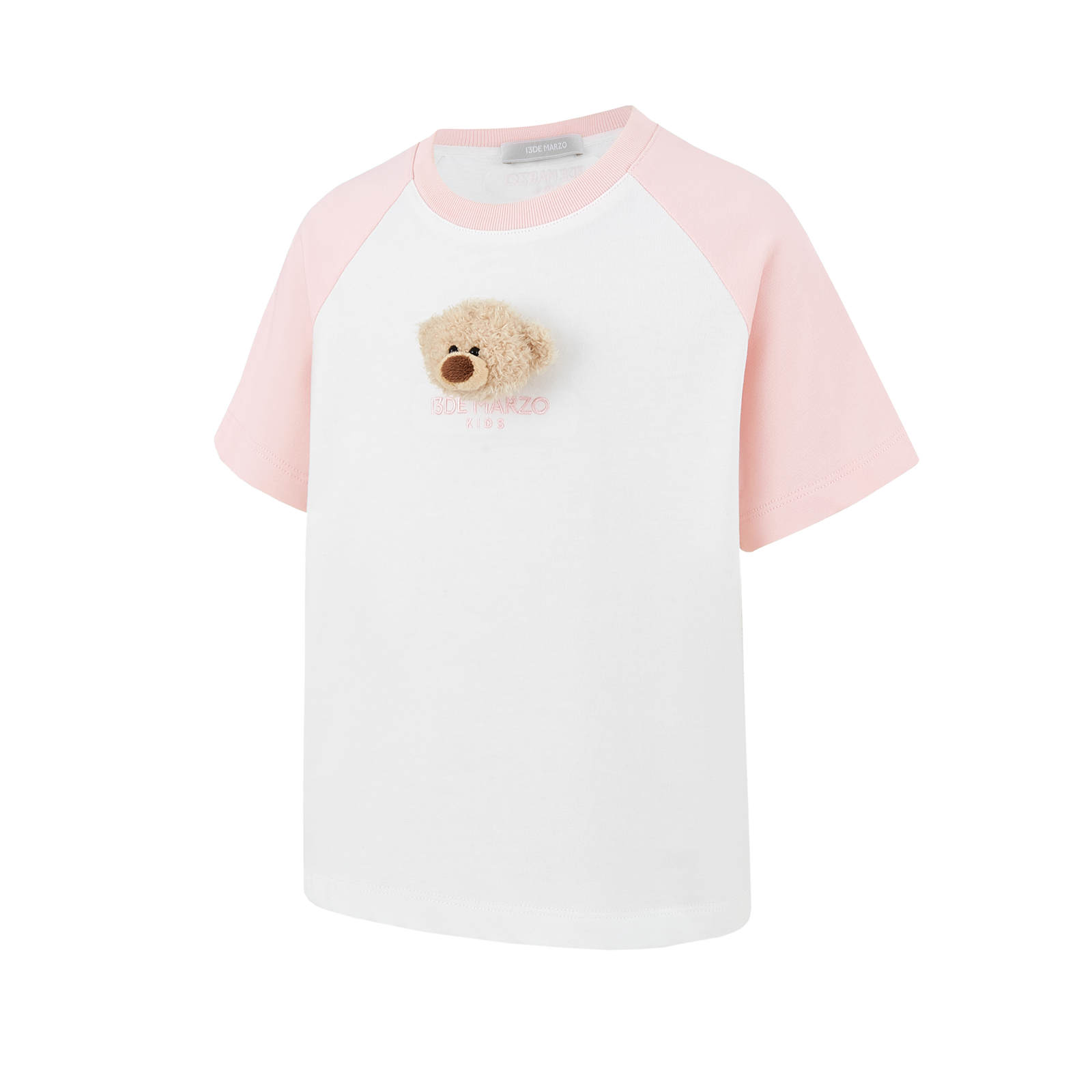 13DE MARZO BabyBear Raglan T-shirt Pink - 13DE MARZO