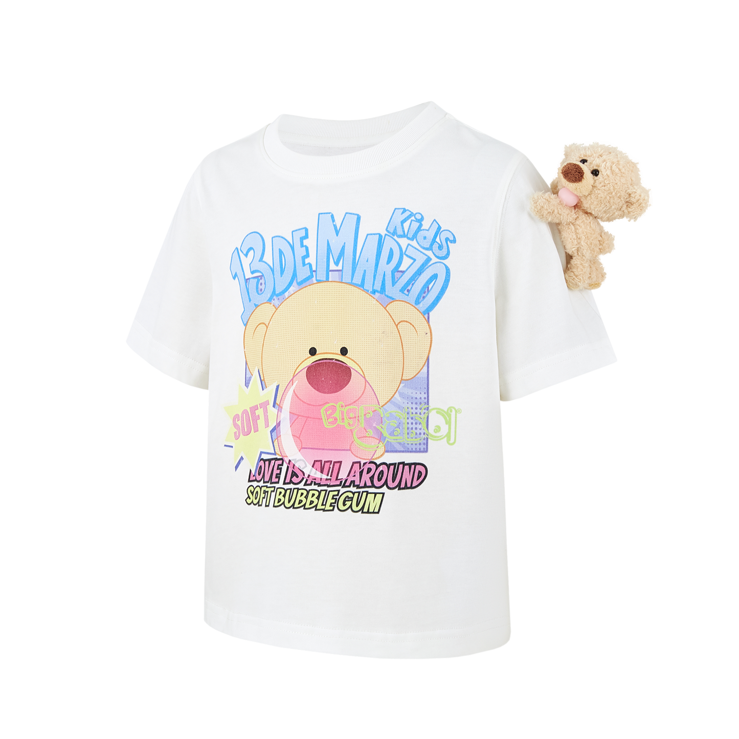 13DE MARZO BabyBear Bubblegum T-shirt Beige - 13DE MARZO