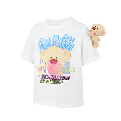 13DE MARZO BabyBear Bubblegum T-shirt Beige - 13DE MARZO