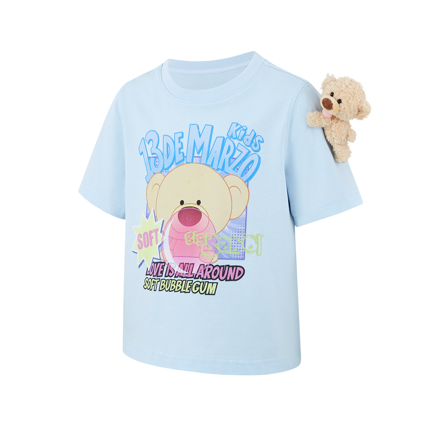13DE MARZO BabyBear Bubblegum T-shirt Blue - 13DE MARZO