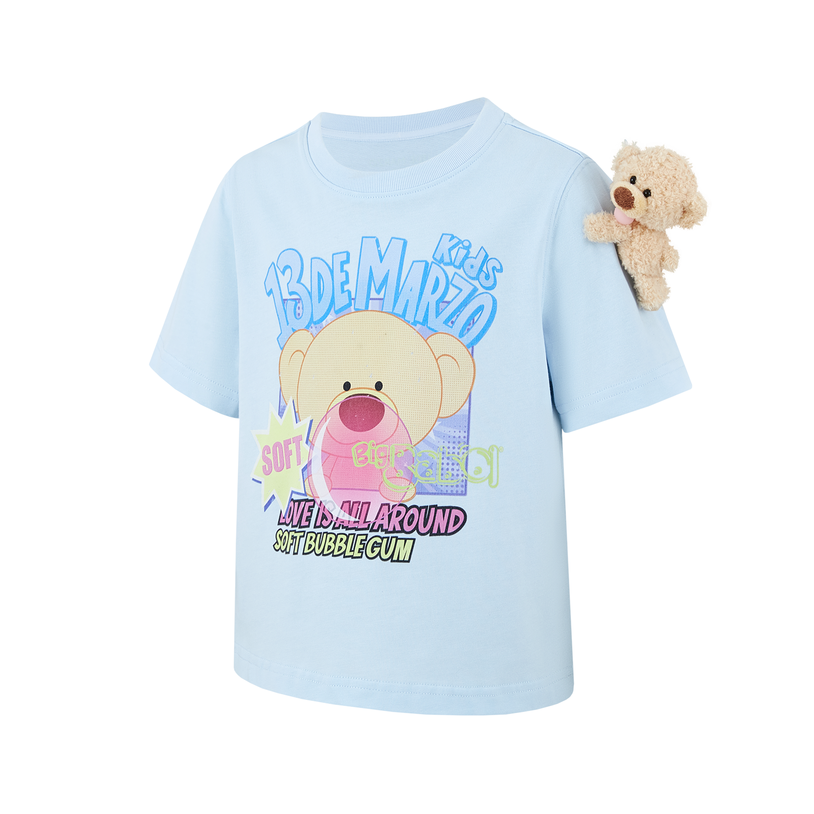 13DE MARZO BabyBear Bubblegum T-shirt Blue - 13DE MARZO
