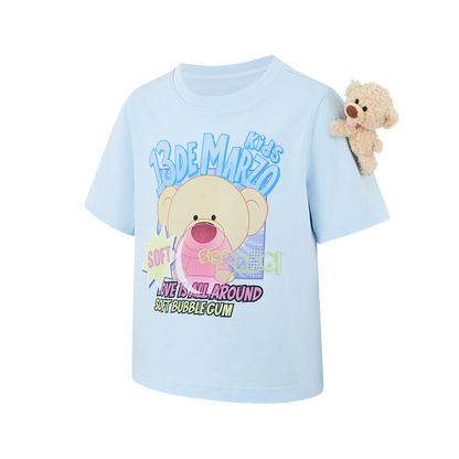 13DE MARZO BabyBear Bubblegum T-shirt Blue - 13DE MARZO