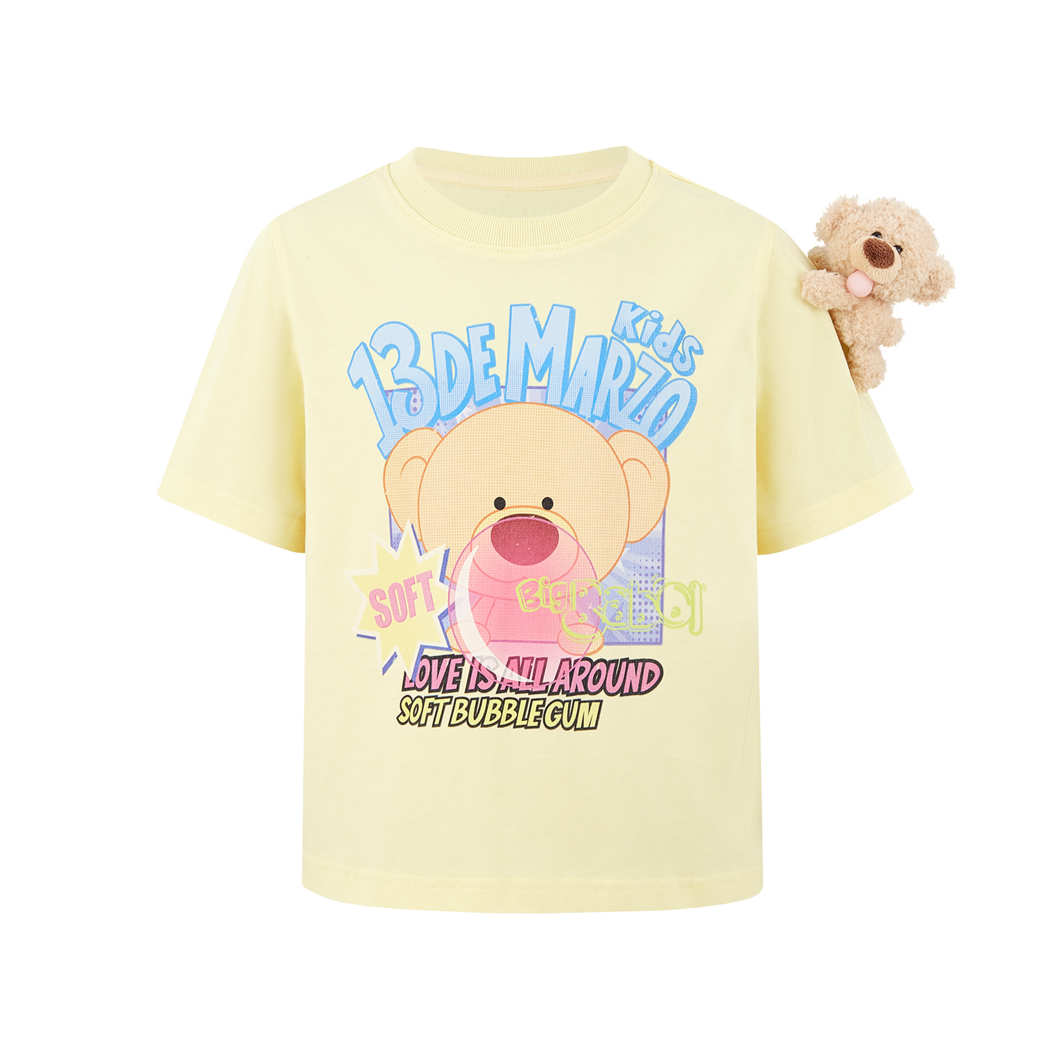 13DE MARZO BabyBear Bubblegum T-shirt Yellow - 13DE MARZO