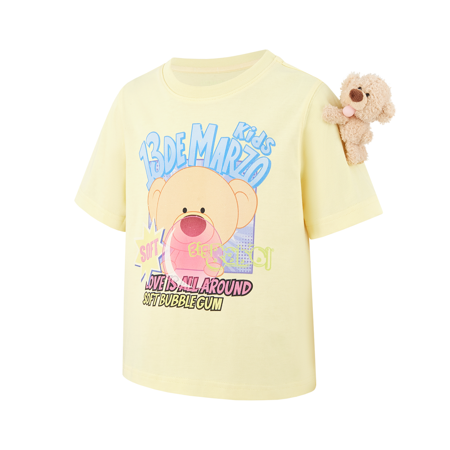 13DE MARZO BabyBear Bubblegum T-shirt Yellow - 13DE MARZO
