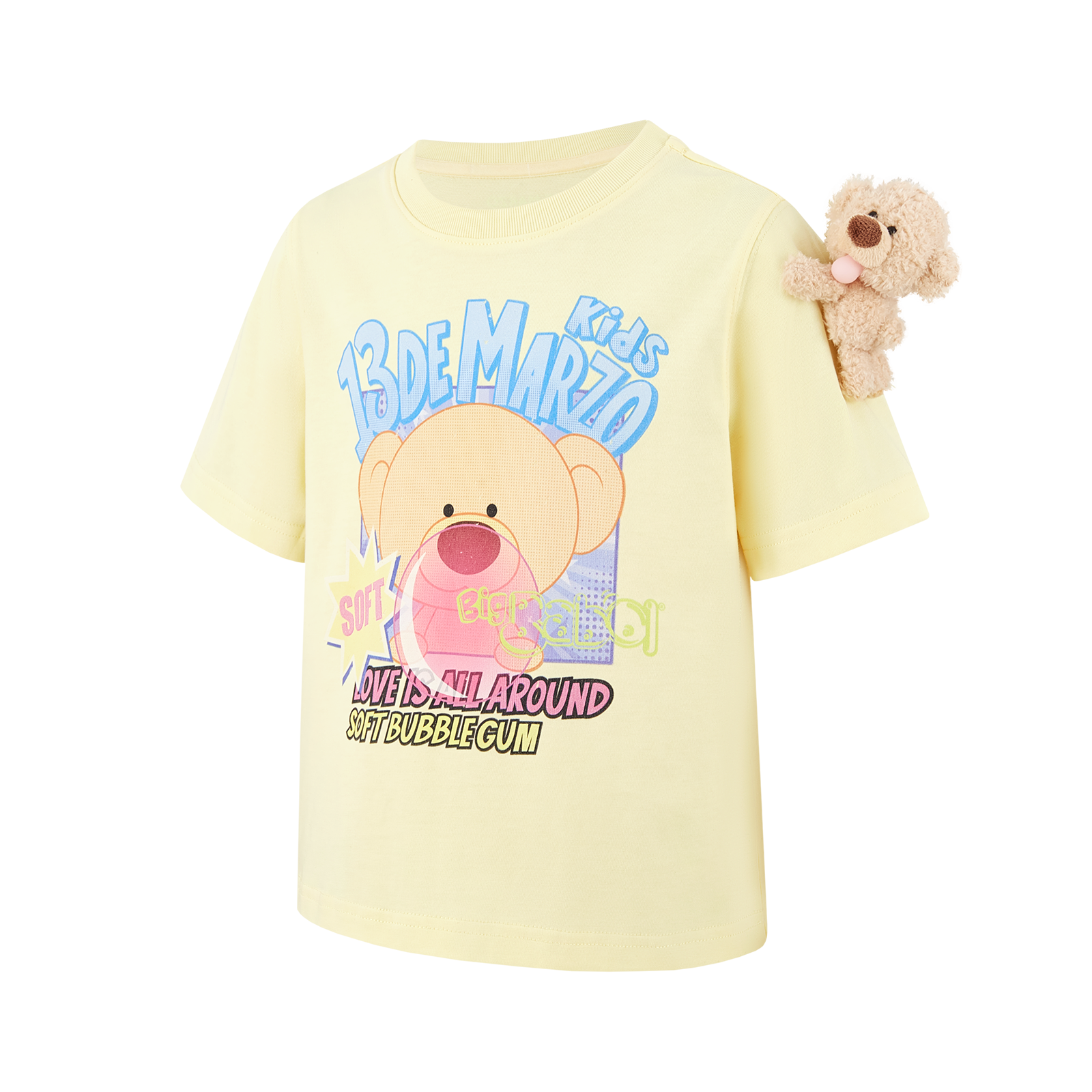 13DE MARZO BabyBear Bubblegum T-shirt Yellow - 13DE MARZO