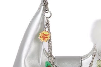 13DE MARZO Lollipop Chain Underarm Bag Silver - 13DE MARZO
