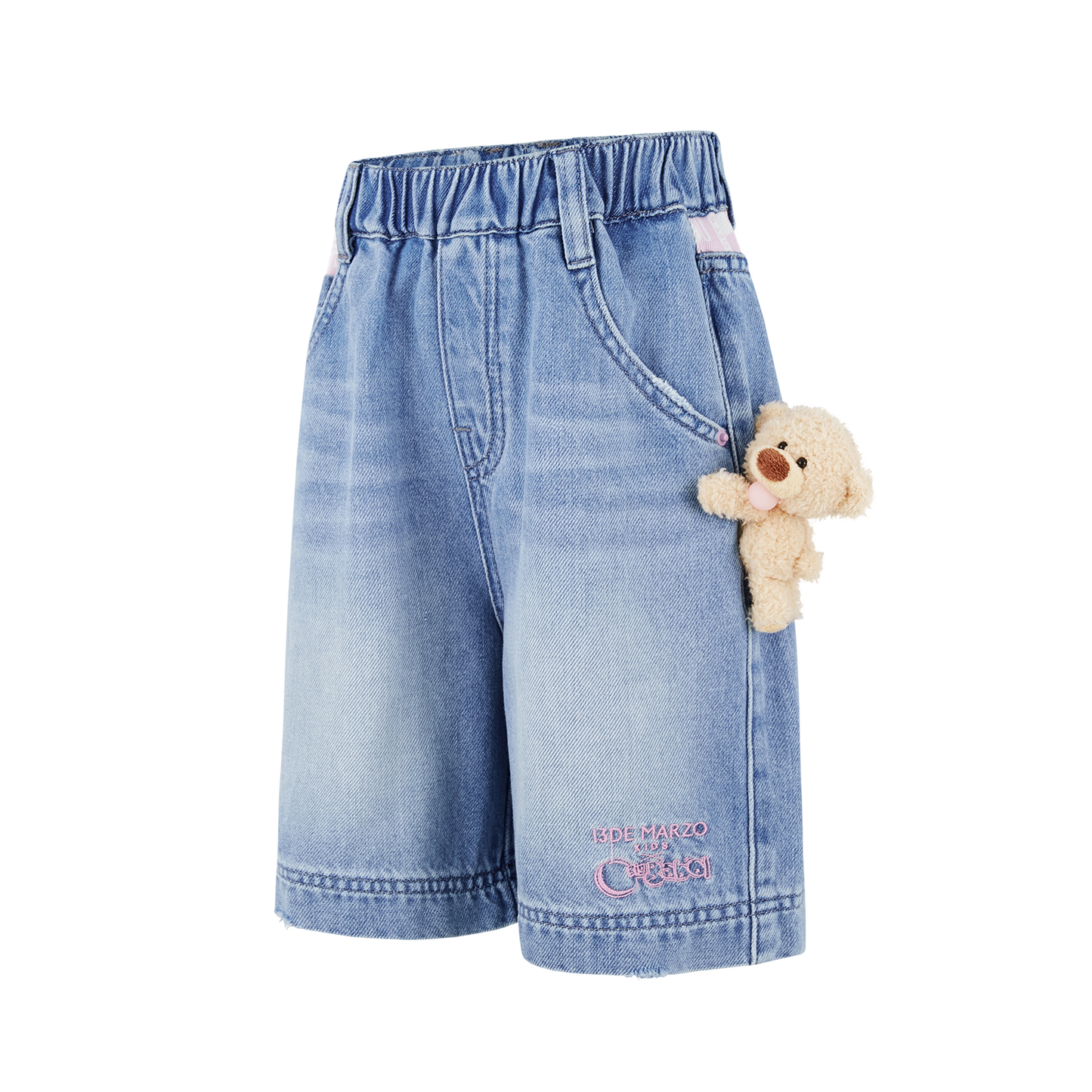 13DE MARZO BabyBear Bubblegum Jorts Blue - 13DE MARZO