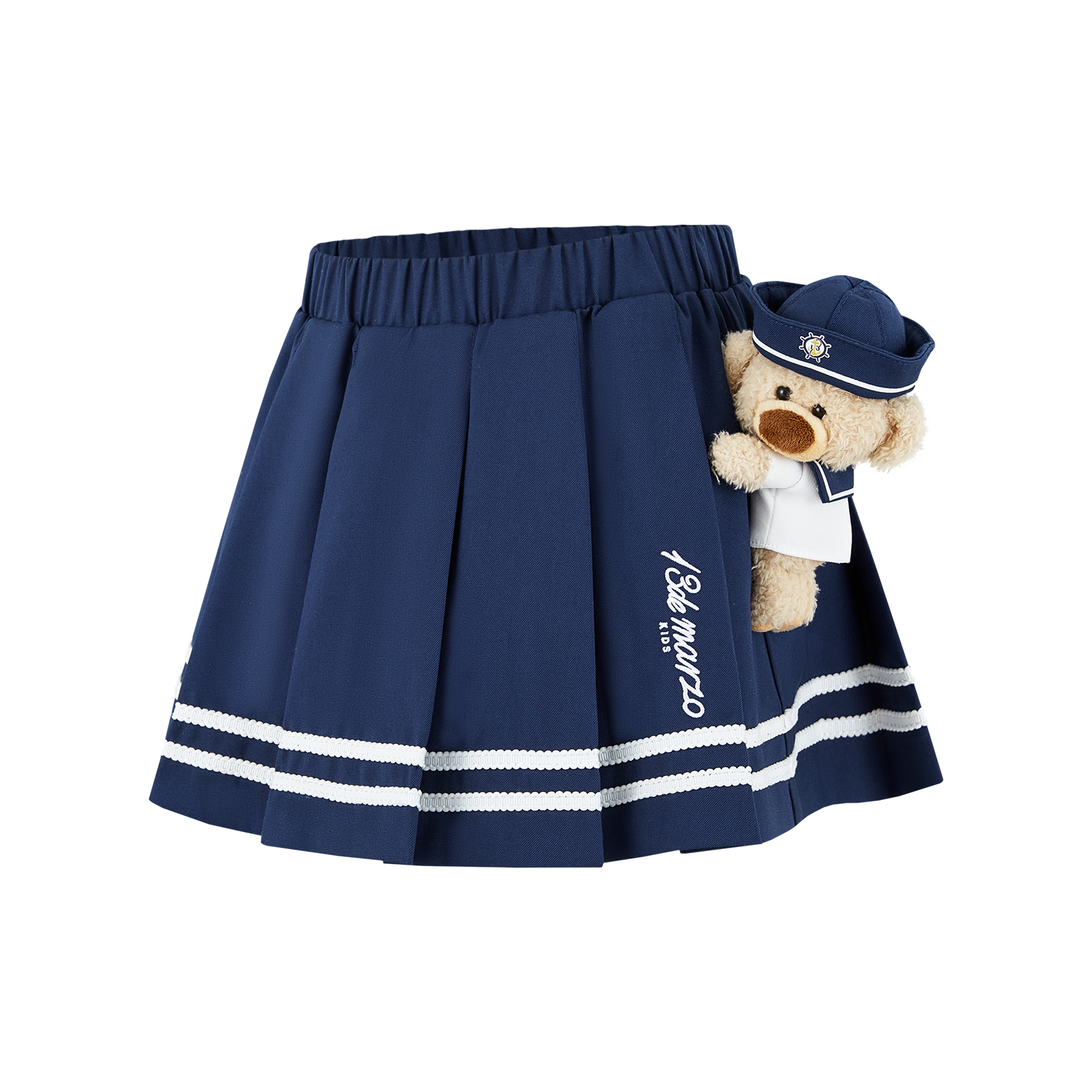 13DE MARZO BabyBear Sailor Pleated Dress - 13DE MARZO