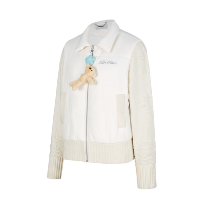 13DE MARZO Knit Spliced Padded Jacket
