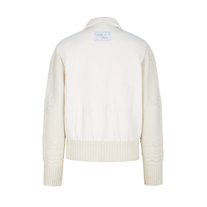 13DE MARZO Knit Spliced Padded Jacket