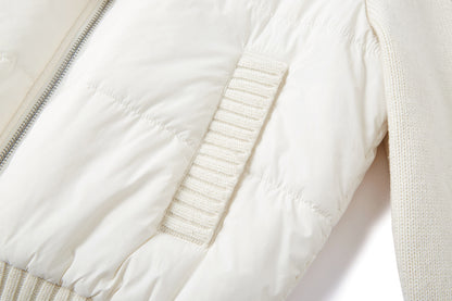 13DE MARZO Knit Spliced Padded Jacket