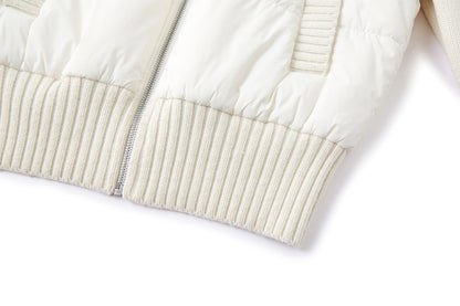 13DE MARZO Knit Spliced Padded Jacket