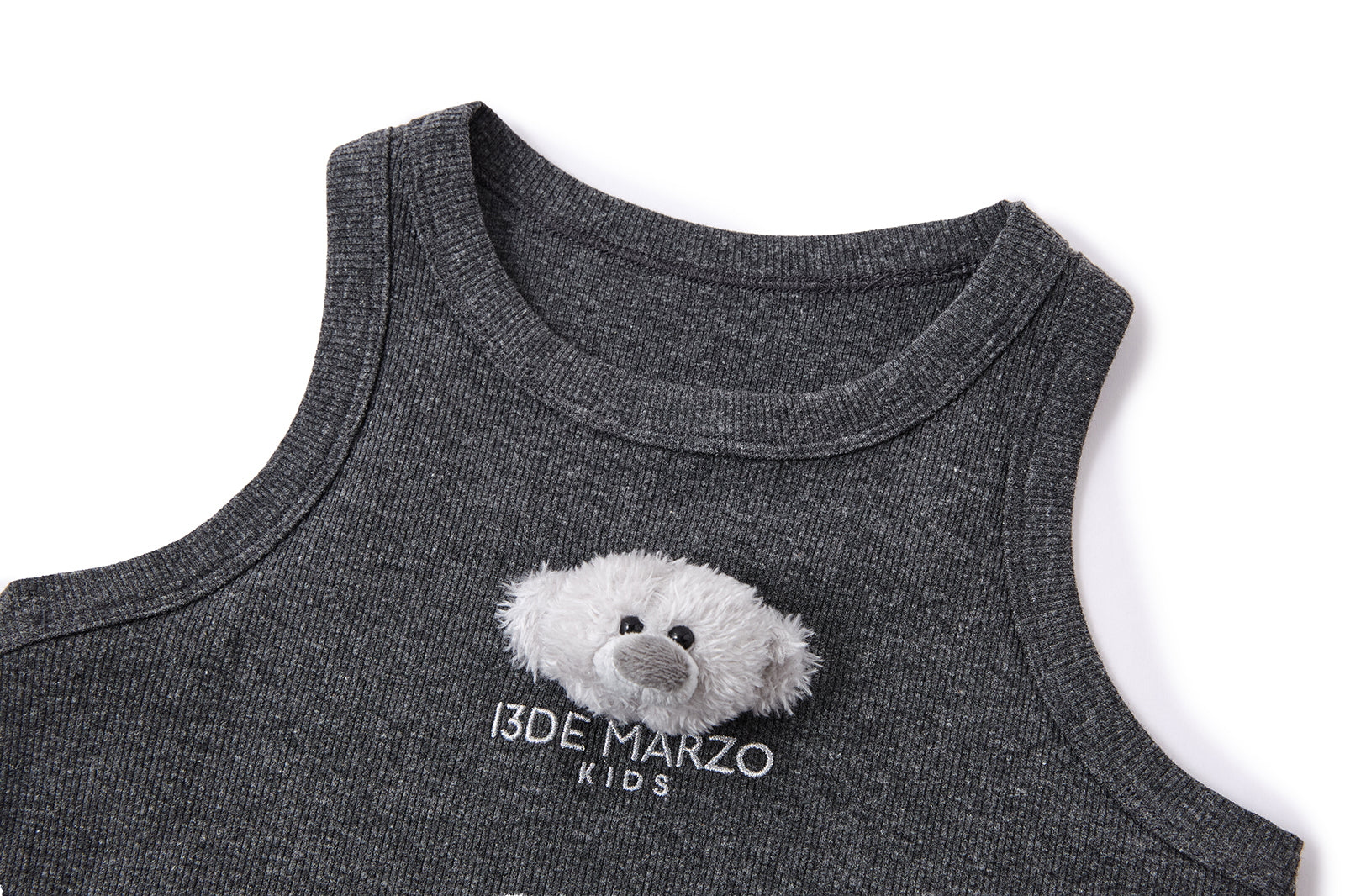 13DE MARZO BabyBear Base Vest Dark Grey - 13DE MARZO
