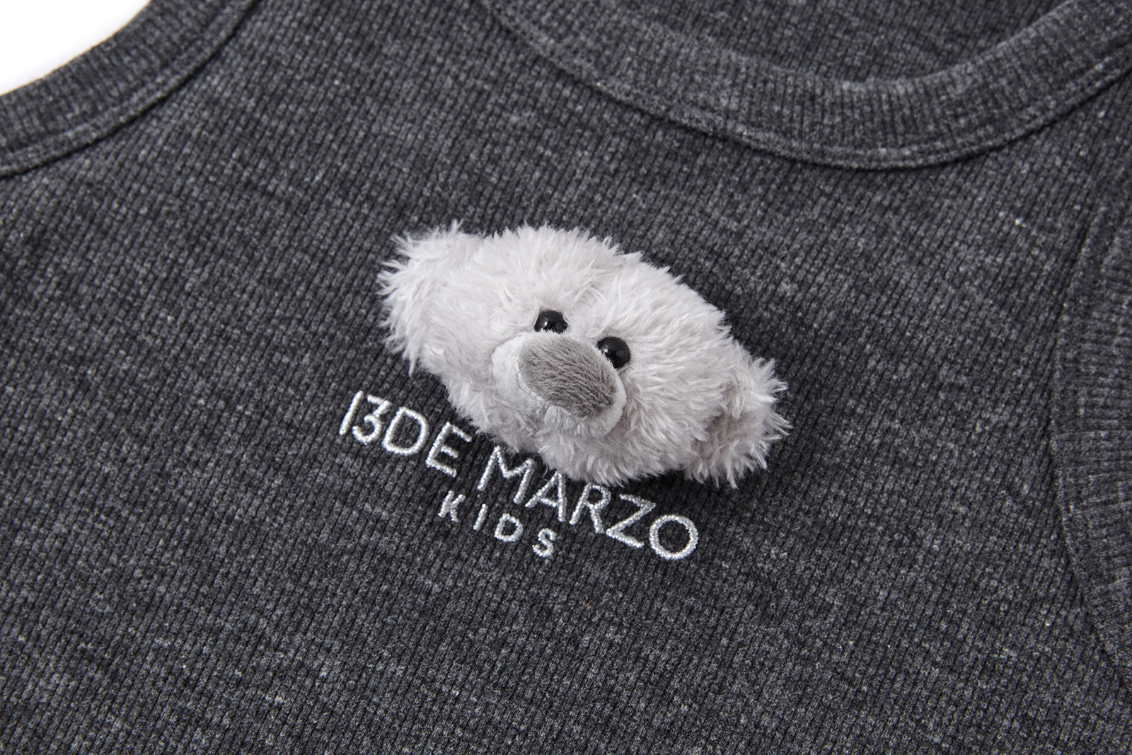 13DE MARZO BabyBear Base Vest Dark Grey - 13DE MARZO