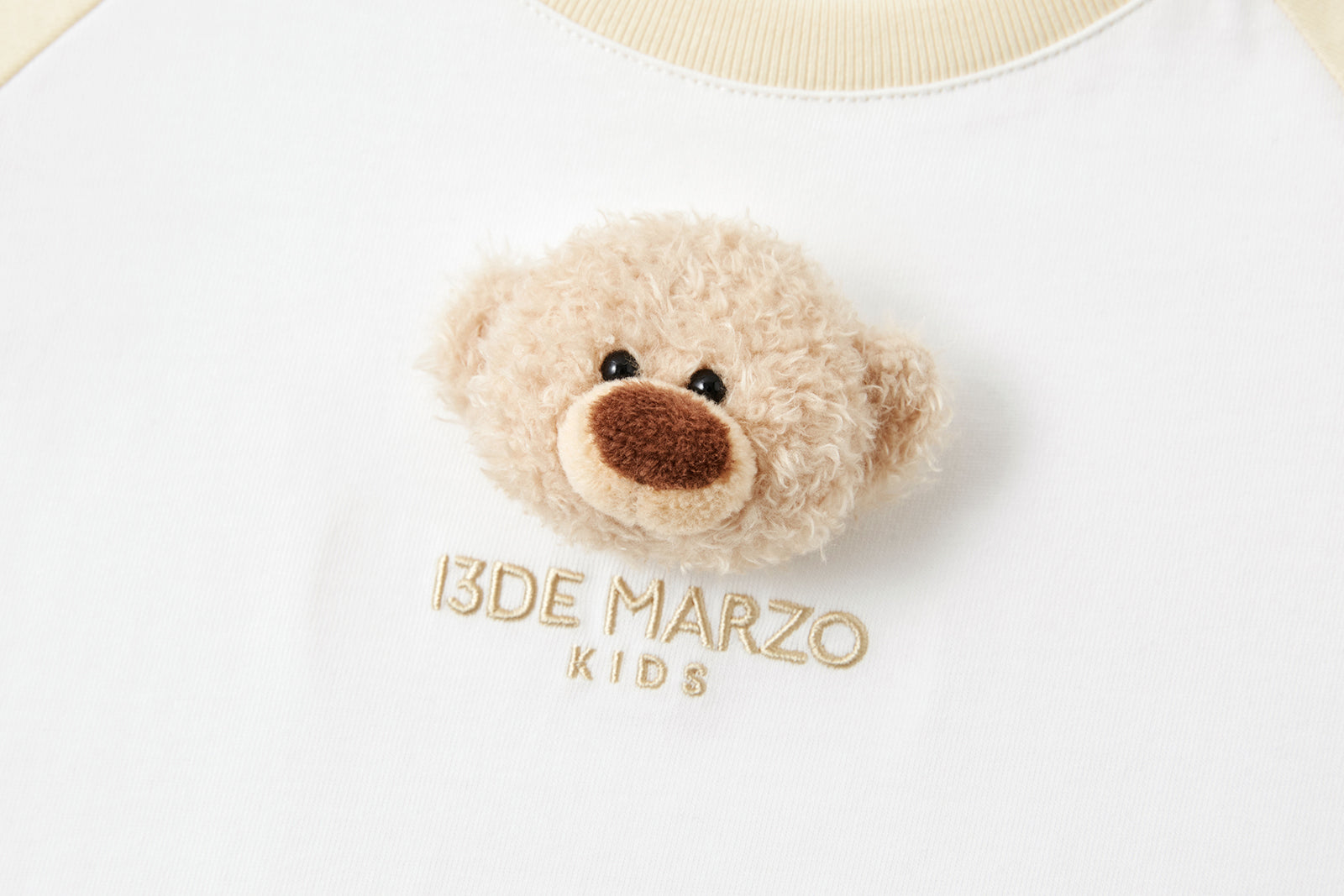 13DE MARZO BabyBear Raglan T-shirt Yellow - 13DE MARZO