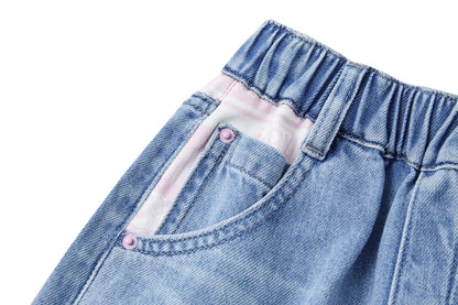 13DE MARZO BabyBear Bubblegum Jorts Blue - 13DE MARZO