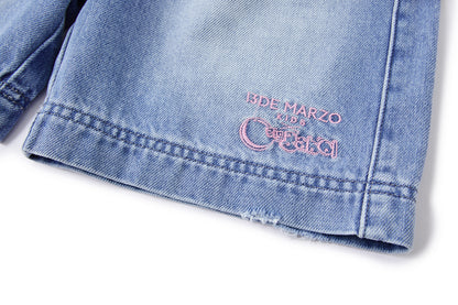13DE MARZO BabyBear Bubblegum Jorts Blue - 13DE MARZO