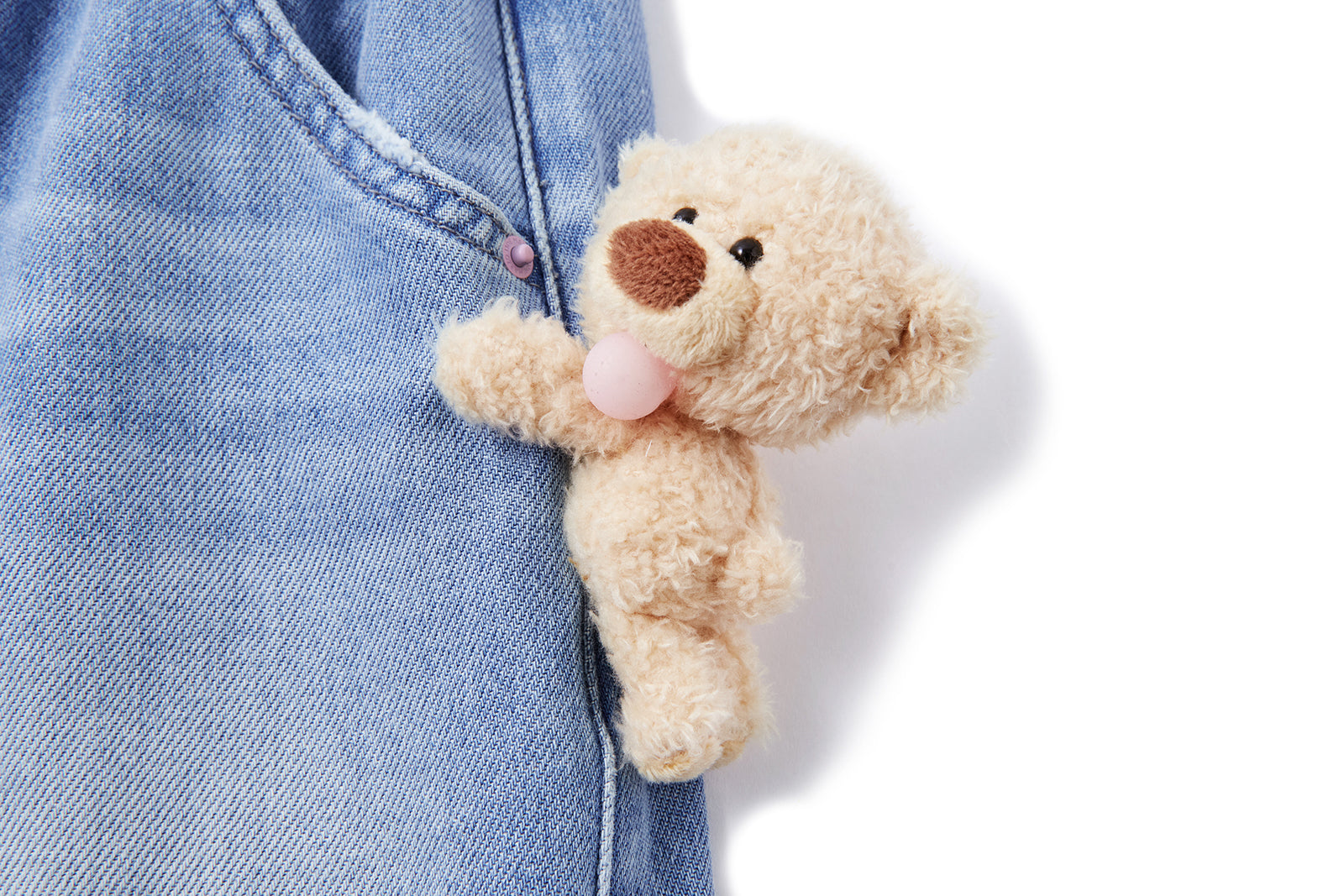 13DE MARZO BabyBear Bubblegum Jorts Blue - 13DE MARZO