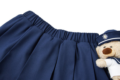 13DE MARZO BabyBear Sailor Pleated Dress - 13DE MARZO