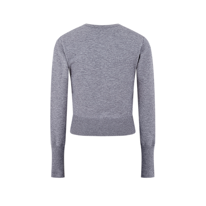 13DE MARZO Mini Logo Cardigan Grey