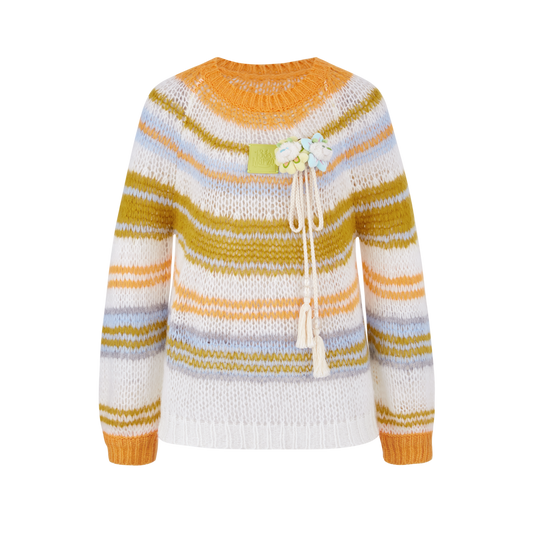 13DE MARZO Hollow Lines Sweater