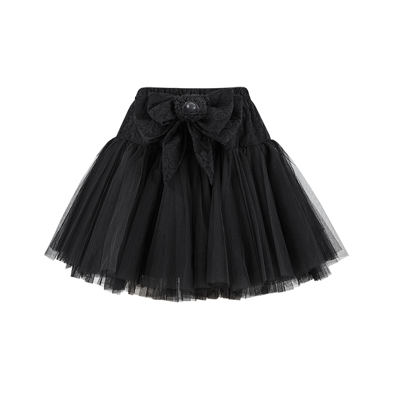 13DE MARZO Bow Lace Short Skirt