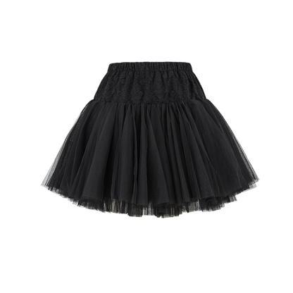 13DE MARZO Bow Lace Short Skirt
