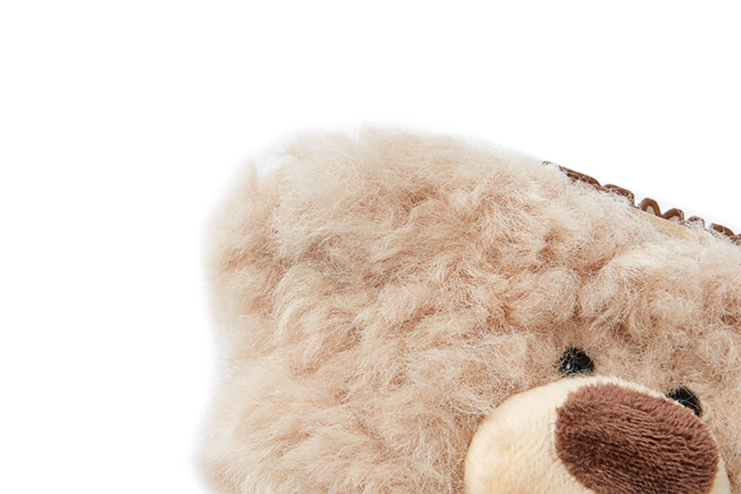 13DE MARZO Bear Fuzzy Card Holder
