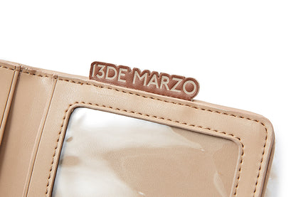 13DE MARZO Bear Fuzzy Card Holder